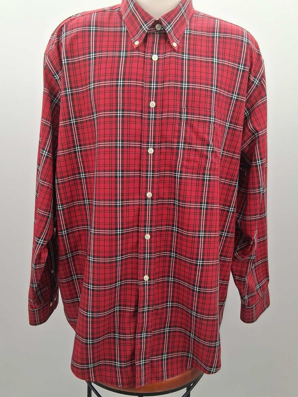 Brooks Brothers Red Plaid Button-Down Shirt